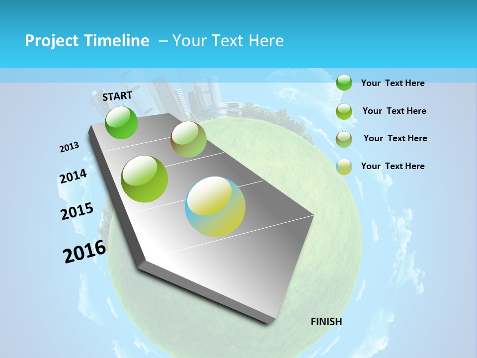 Natural Planet Piece PowerPoint Template