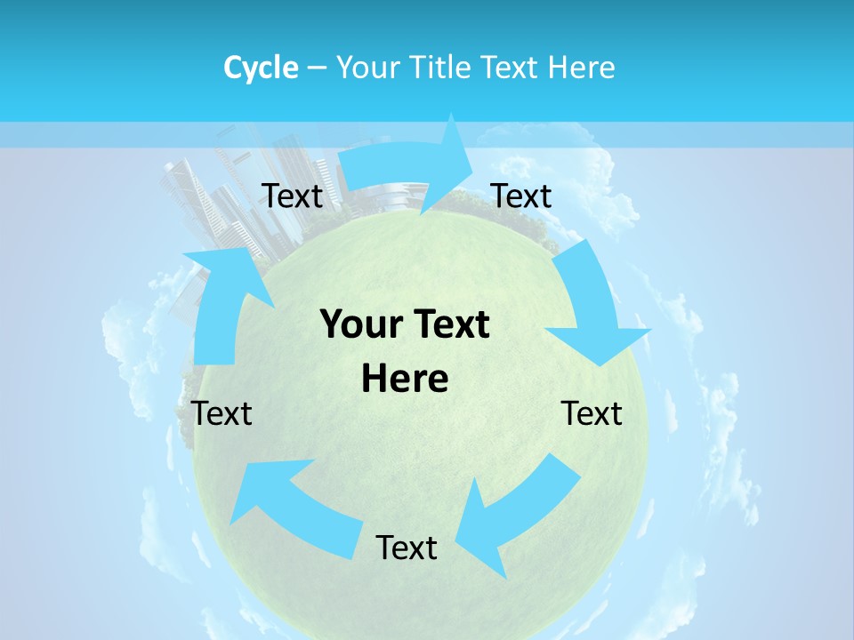 Natural Planet Piece PowerPoint Template
