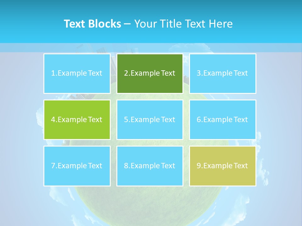 Natural Planet Piece PowerPoint Template