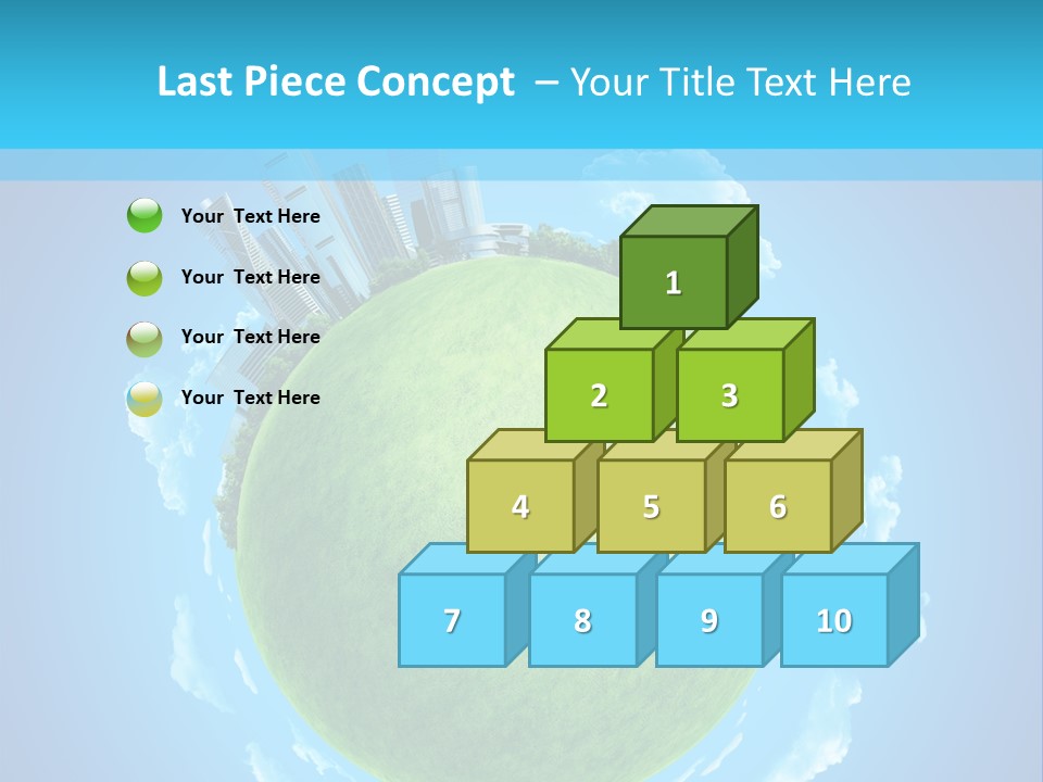 Natural Planet Piece PowerPoint Template