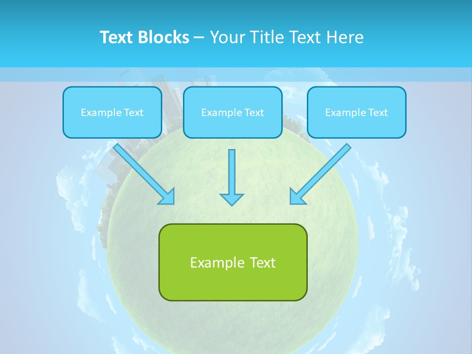 Natural Planet Piece PowerPoint Template