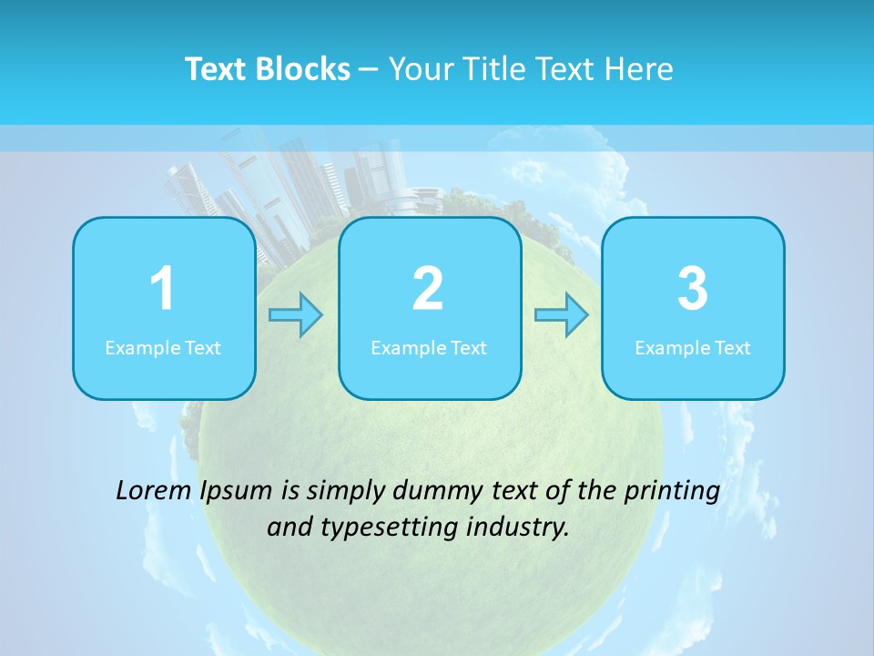Natural Planet Piece PowerPoint Template