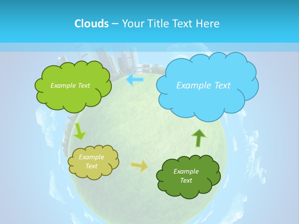 Natural Planet Piece PowerPoint Template