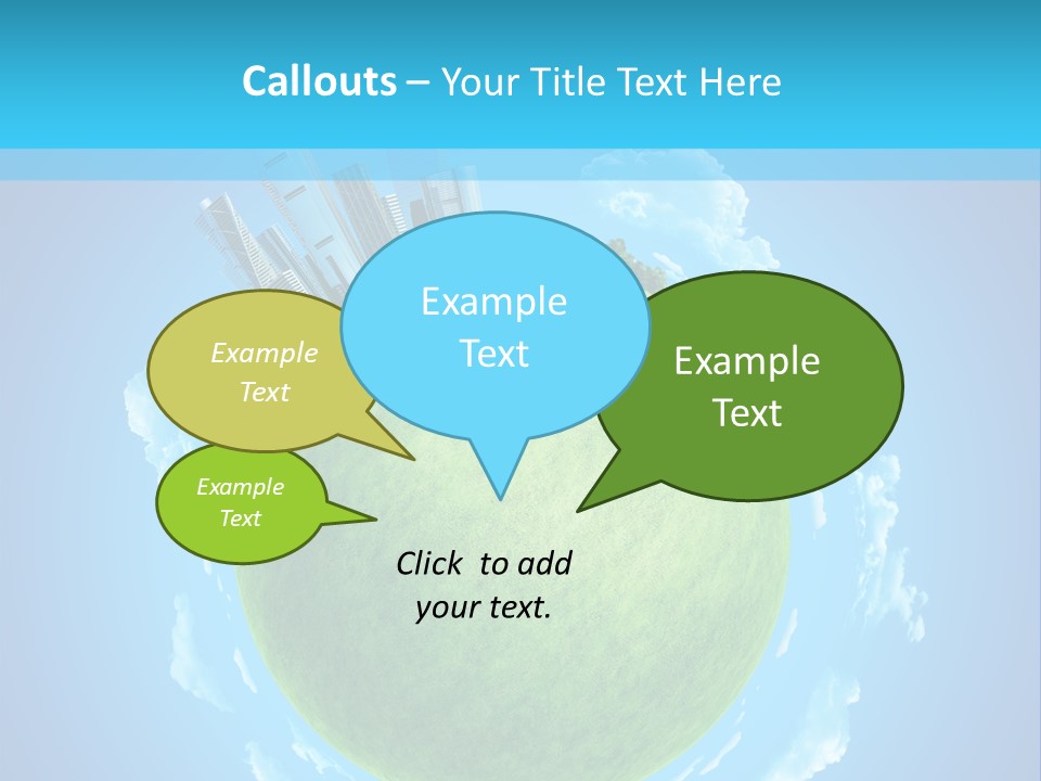 Natural Planet Piece PowerPoint Template