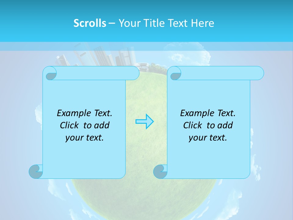 Natural Planet Piece PowerPoint Template