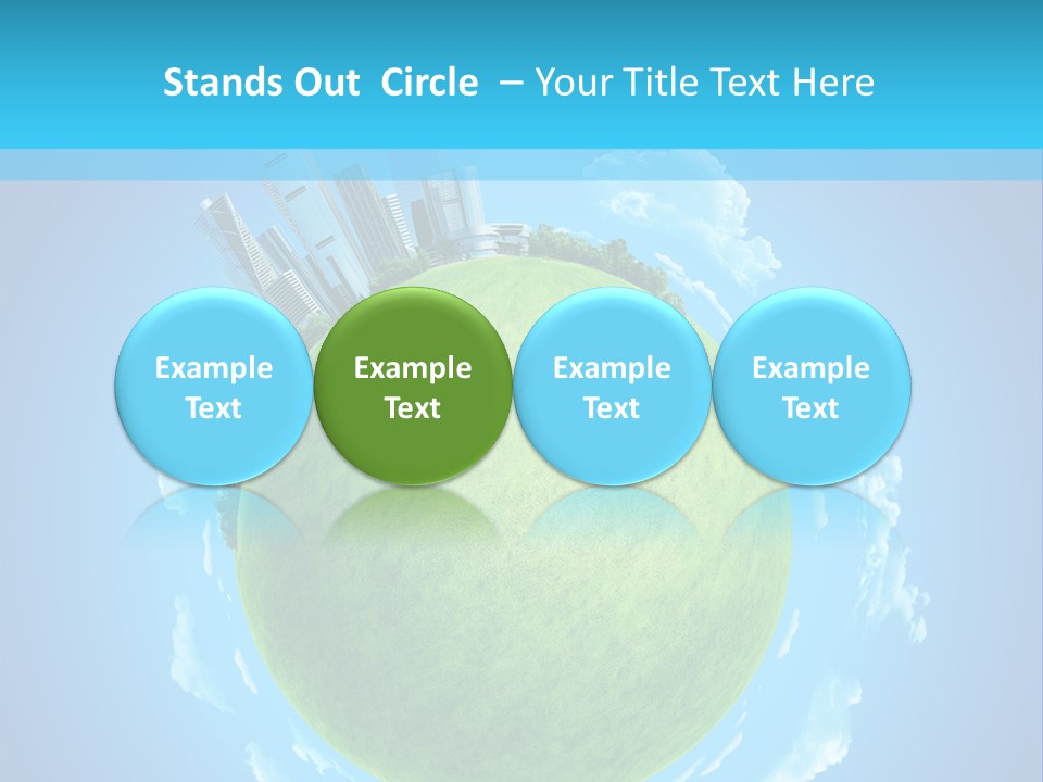 Natural Planet Piece PowerPoint Template