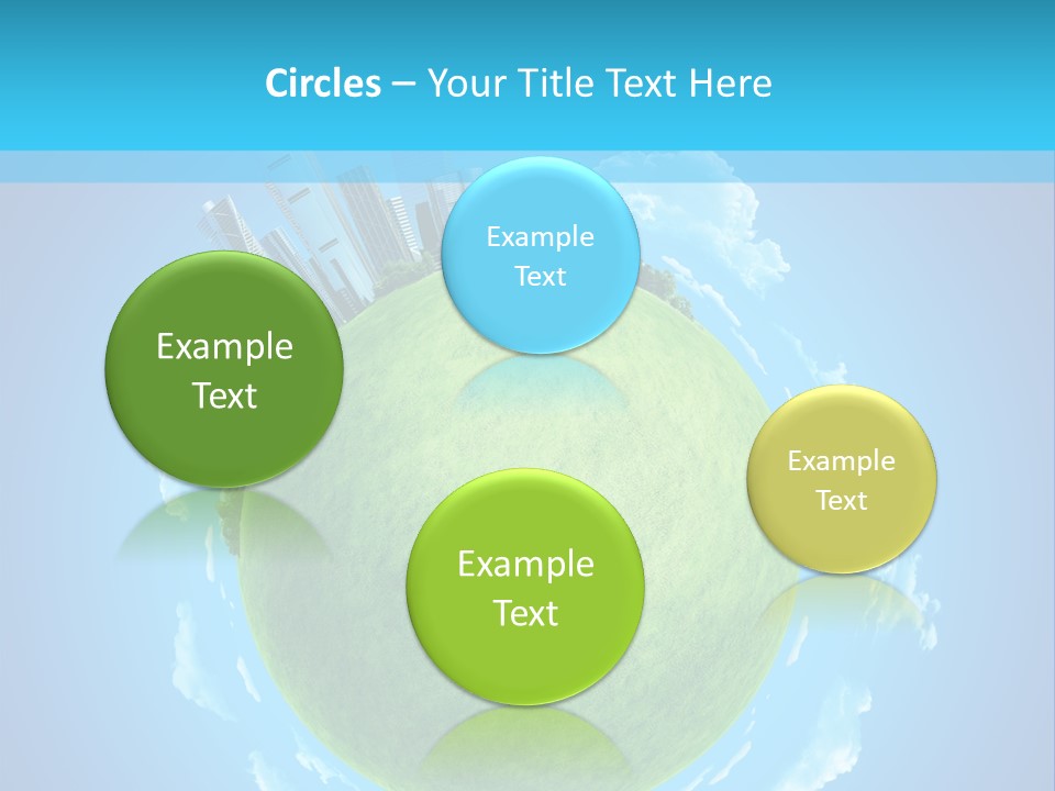 Natural Planet Piece PowerPoint Template