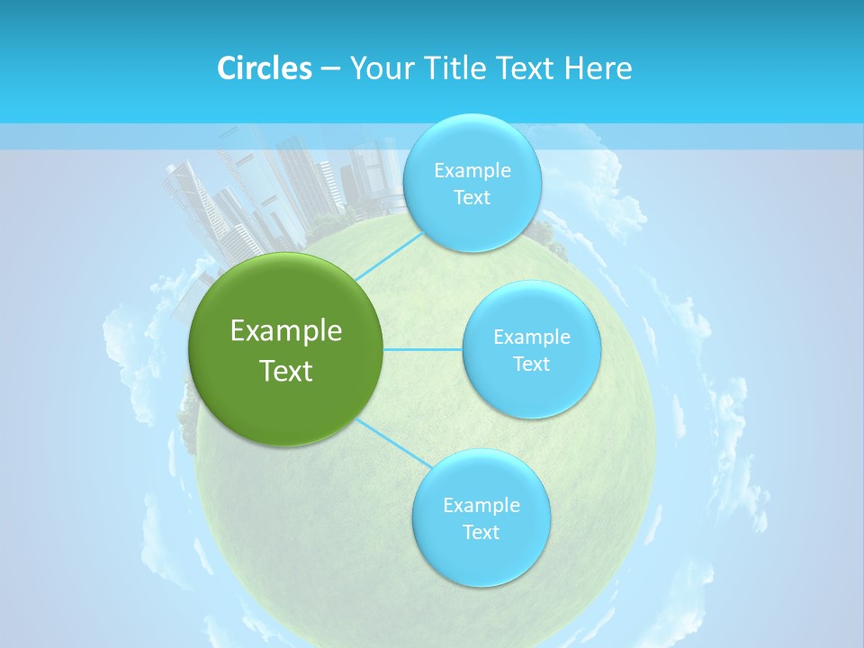 Natural Planet Piece PowerPoint Template