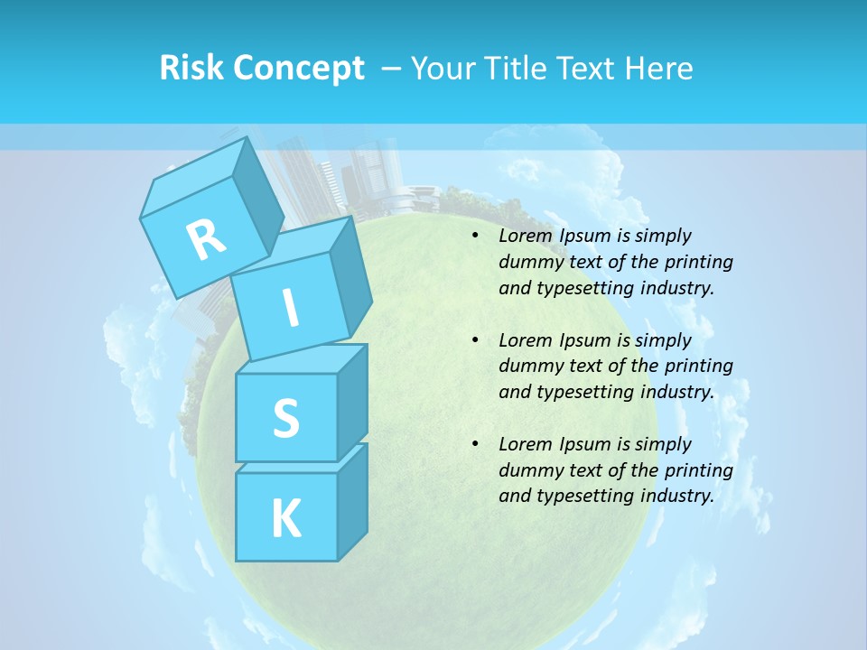 Natural Planet Piece PowerPoint Template