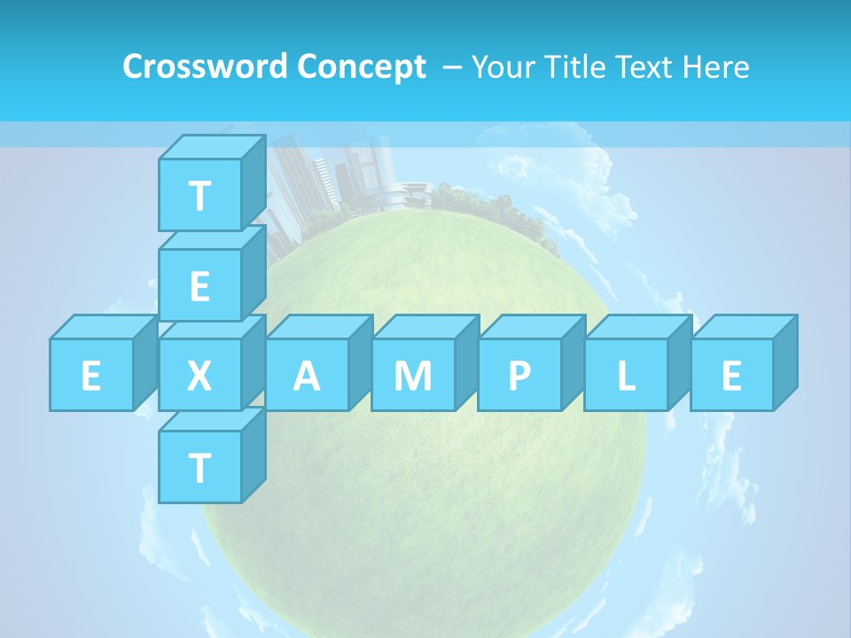Natural Planet Piece PowerPoint Template