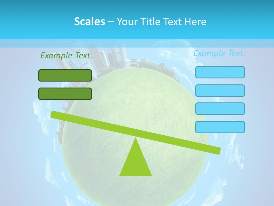 Natural Planet Piece PowerPoint Template