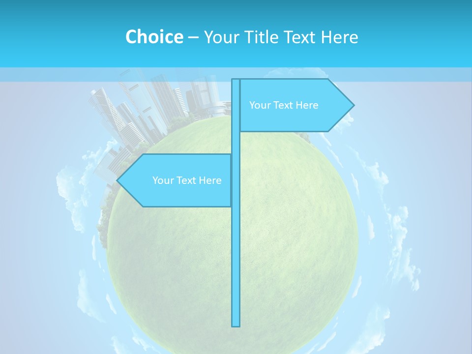 Natural Planet Piece PowerPoint Template