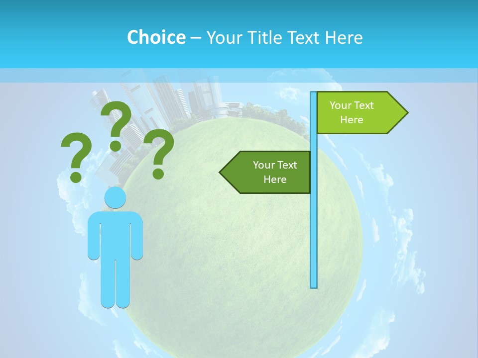 Natural Planet Piece PowerPoint Template
