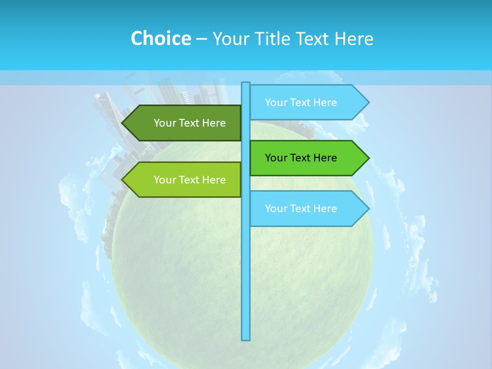 Natural Planet Piece PowerPoint Template
