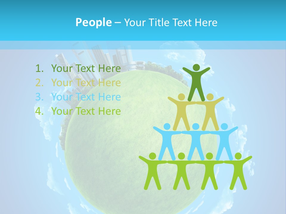 Natural Planet Piece PowerPoint Template