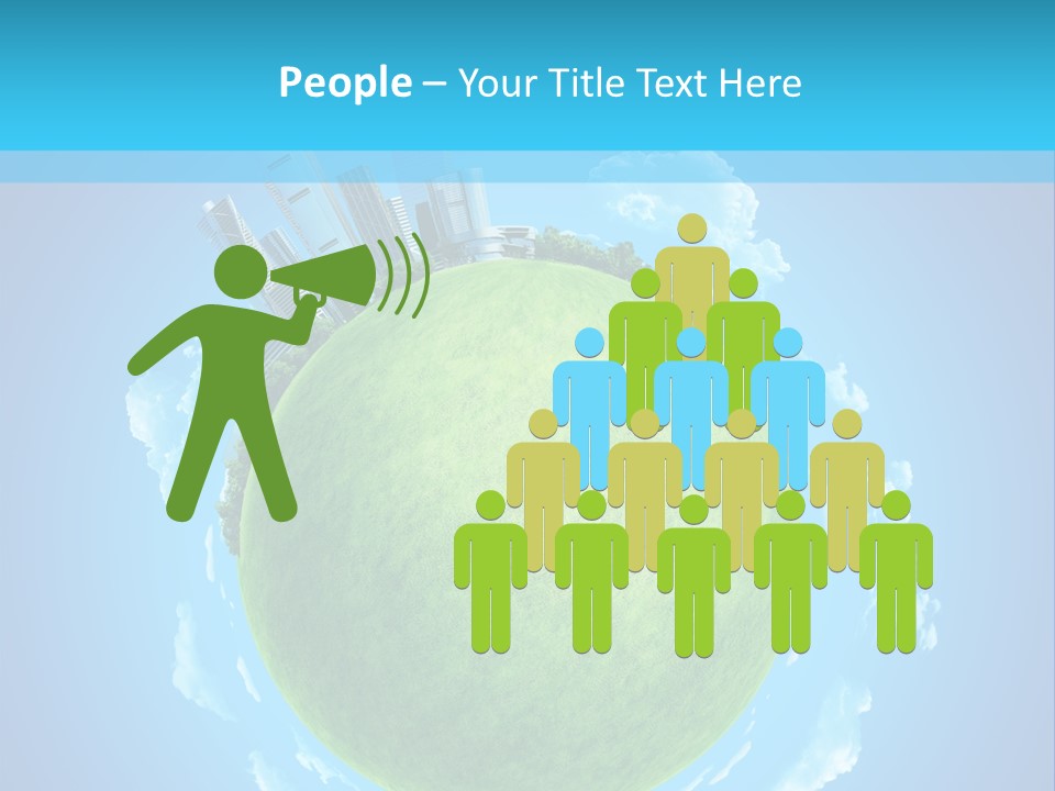 Natural Planet Piece PowerPoint Template