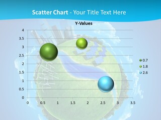 Finance Blue Land PowerPoint Template