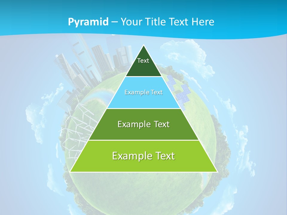 Finance Blue Land PowerPoint Template