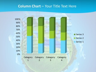 Finance Blue Land PowerPoint Template