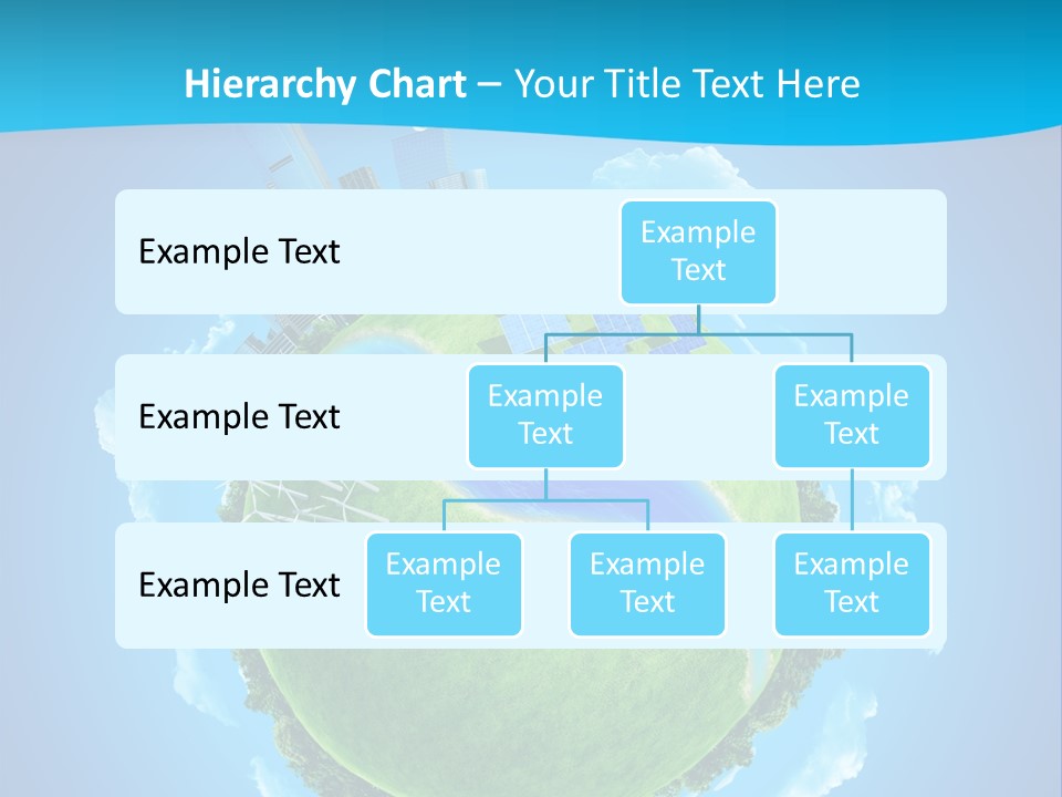 Finance Blue Land PowerPoint Template