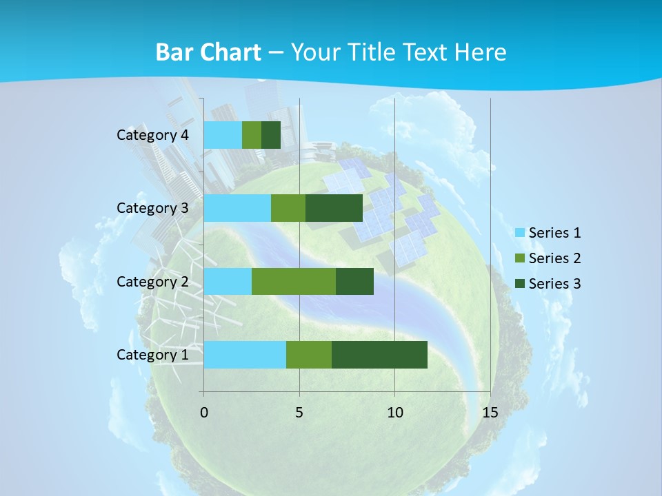 Finance Blue Land PowerPoint Template