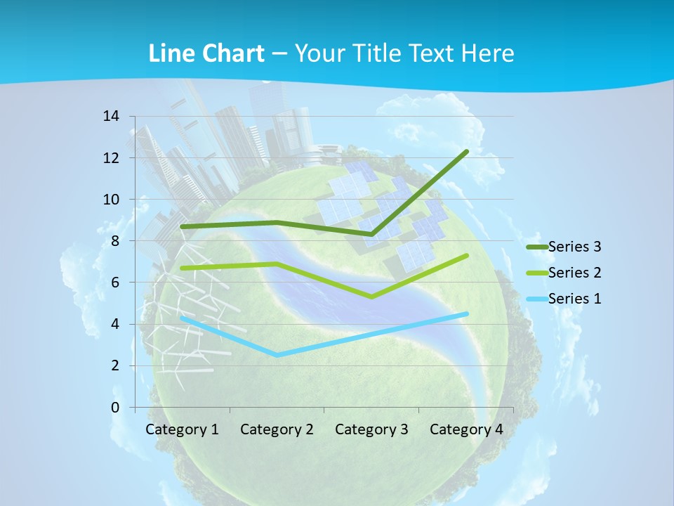 Finance Blue Land PowerPoint Template