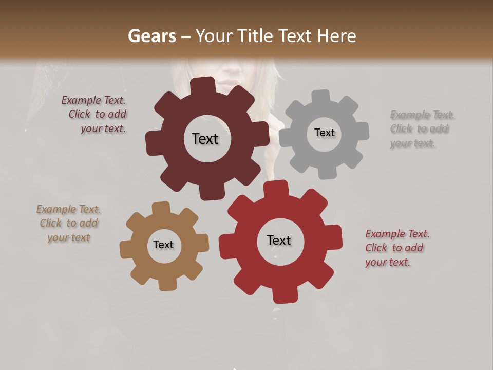 Rain  People PowerPoint Template