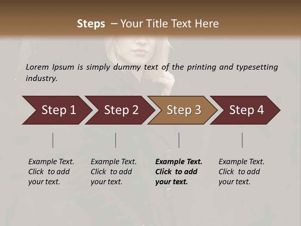 Rain  People PowerPoint Template
