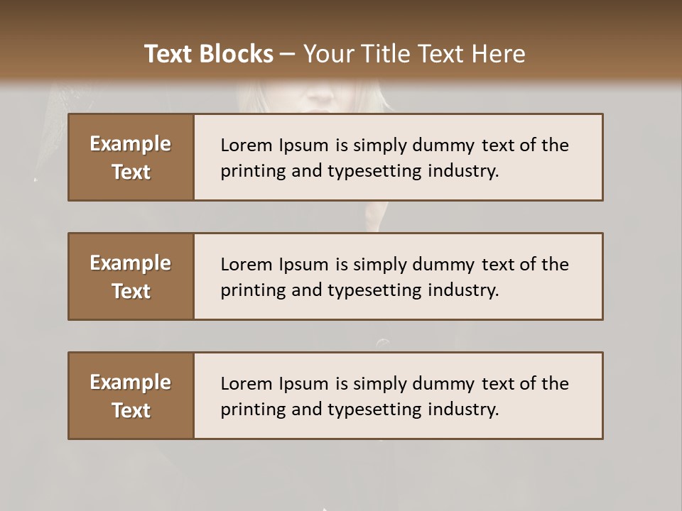 Rain  People PowerPoint Template
