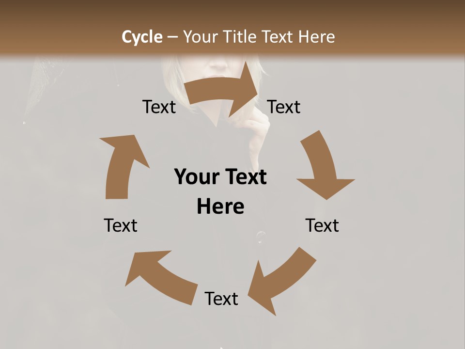 Rain  People PowerPoint Template