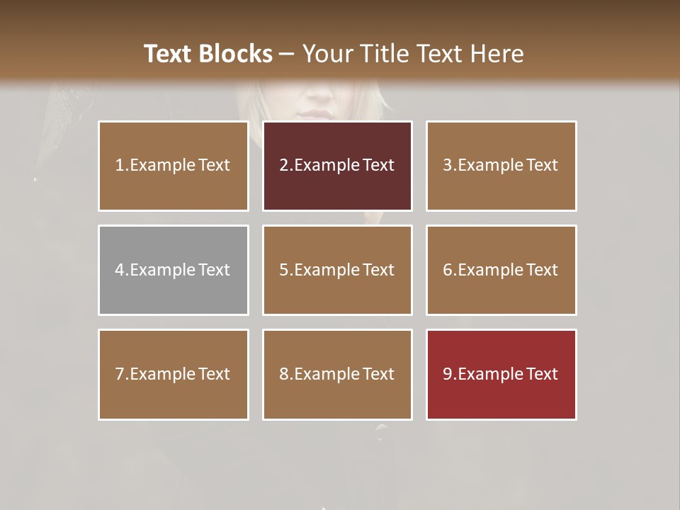 Rain  People PowerPoint Template