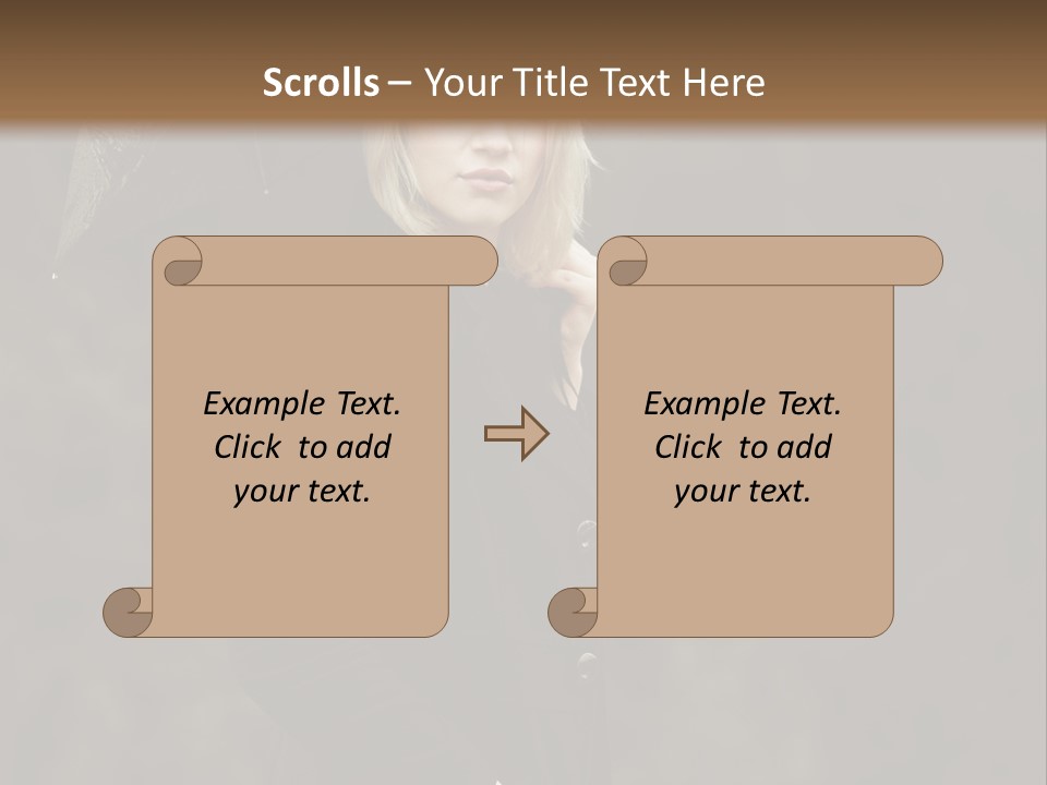 Rain  People PowerPoint Template