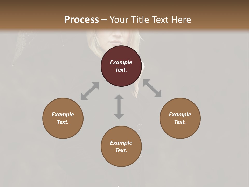 Rain  People PowerPoint Template
