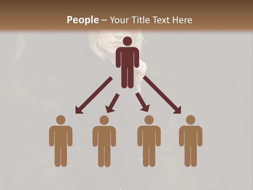 Rain  People PowerPoint Template