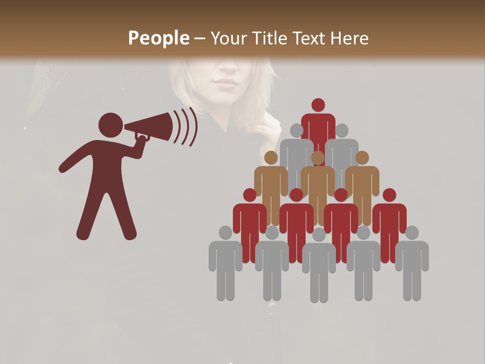 Rain  People PowerPoint Template