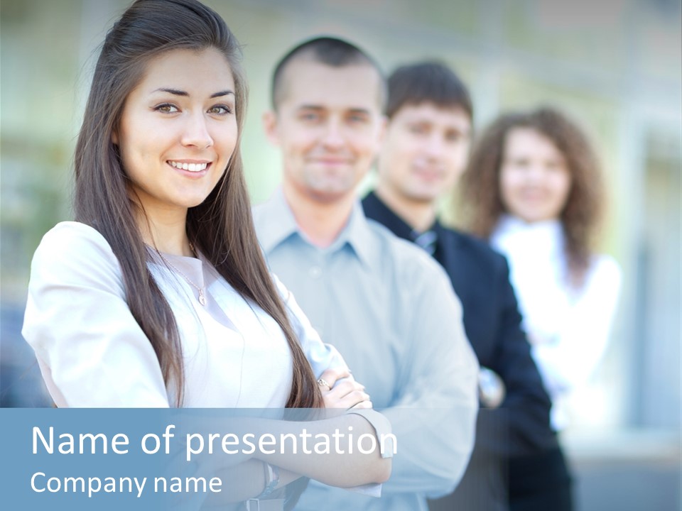 Company Collar Young PowerPoint Template