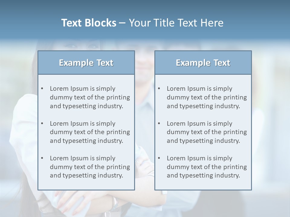 Company Collar Young PowerPoint Template