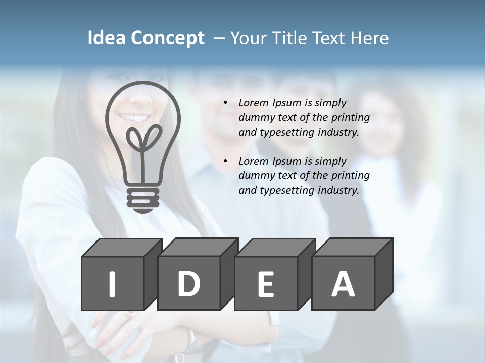 Company Collar Young PowerPoint Template