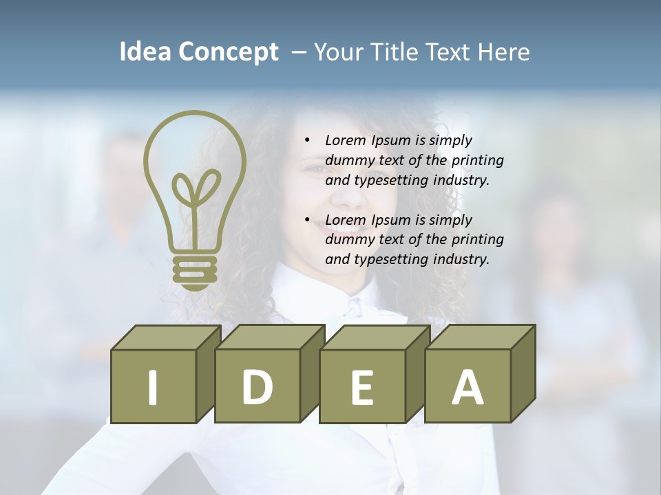 Pretty Attractive Aspirations PowerPoint Template