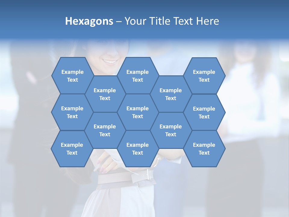 Caucasian Ambitious Executive PowerPoint Template