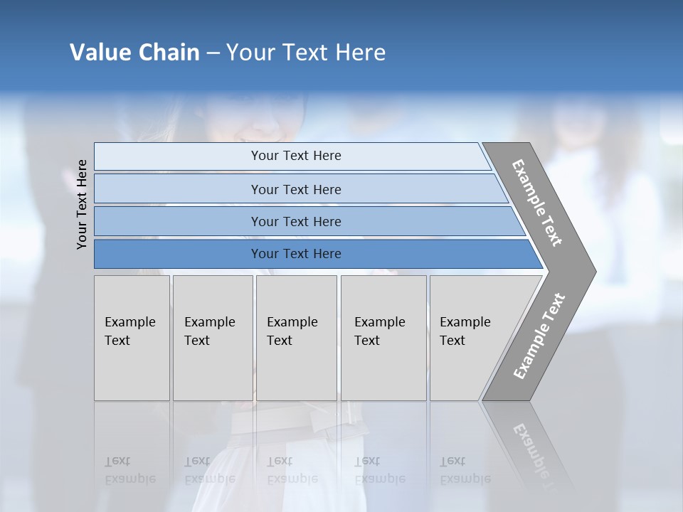 Caucasian Ambitious Executive PowerPoint Template