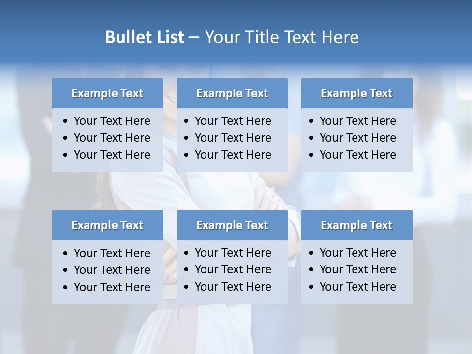 Caucasian Ambitious Executive PowerPoint Template