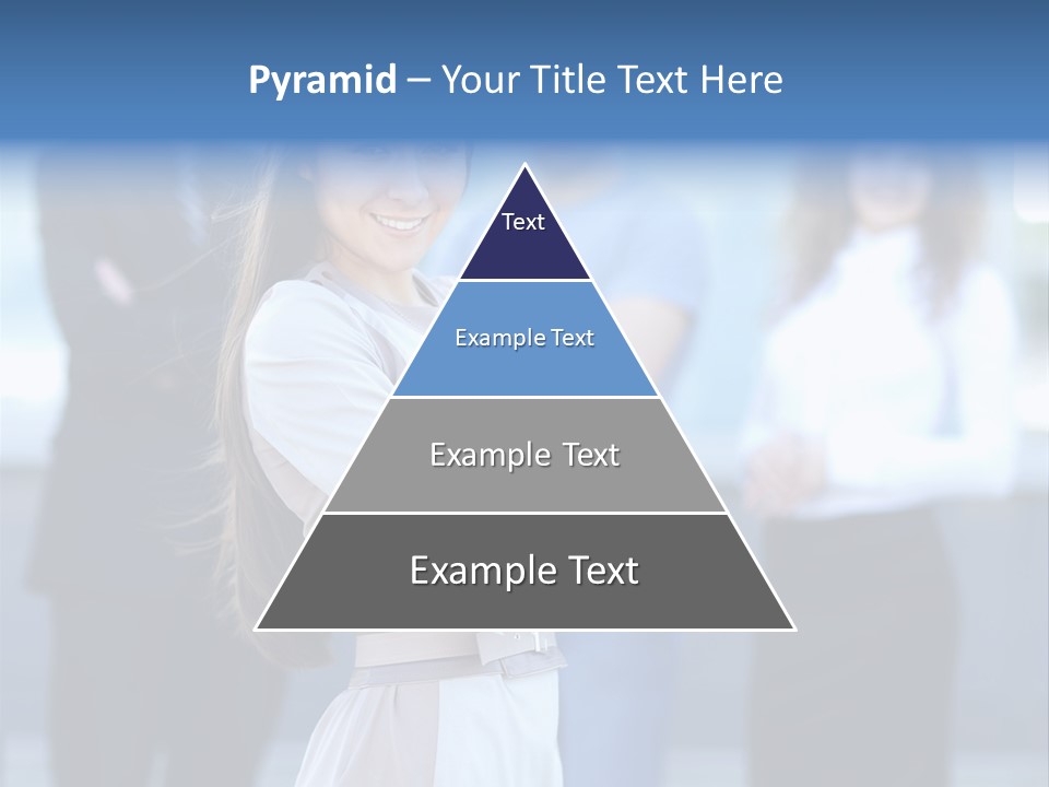 Caucasian Ambitious Executive PowerPoint Template