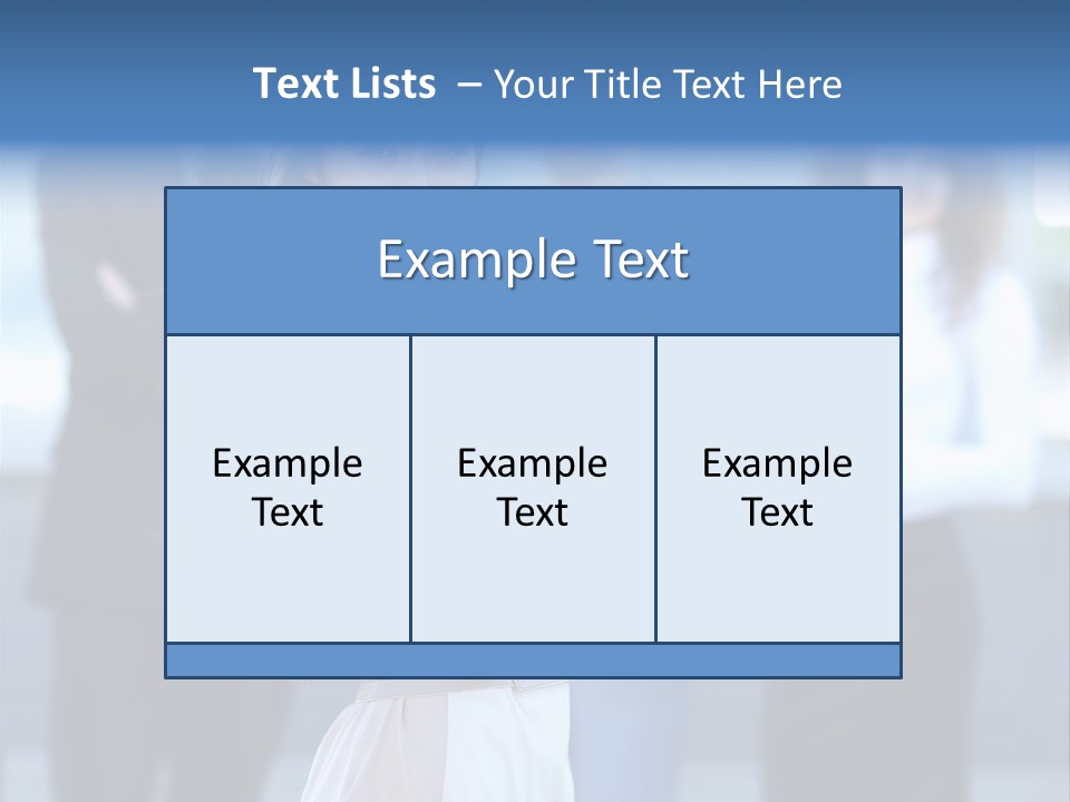 Caucasian Ambitious Executive PowerPoint Template