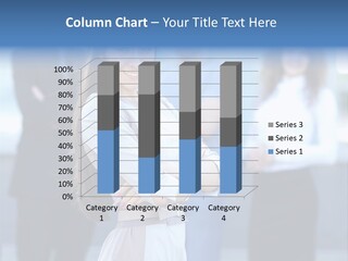 Caucasian Ambitious Executive PowerPoint Template