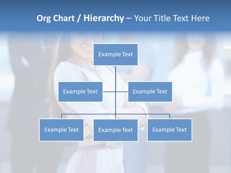 Caucasian Ambitious Executive PowerPoint Template