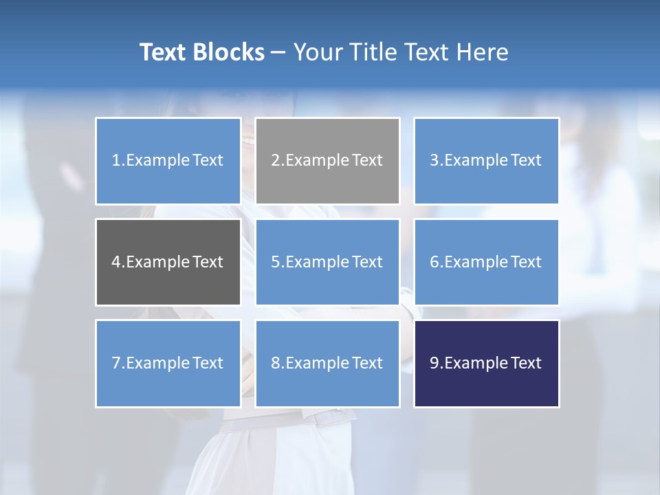 Caucasian Ambitious Executive PowerPoint Template