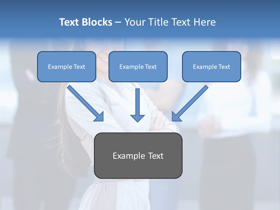 Caucasian Ambitious Executive PowerPoint Template