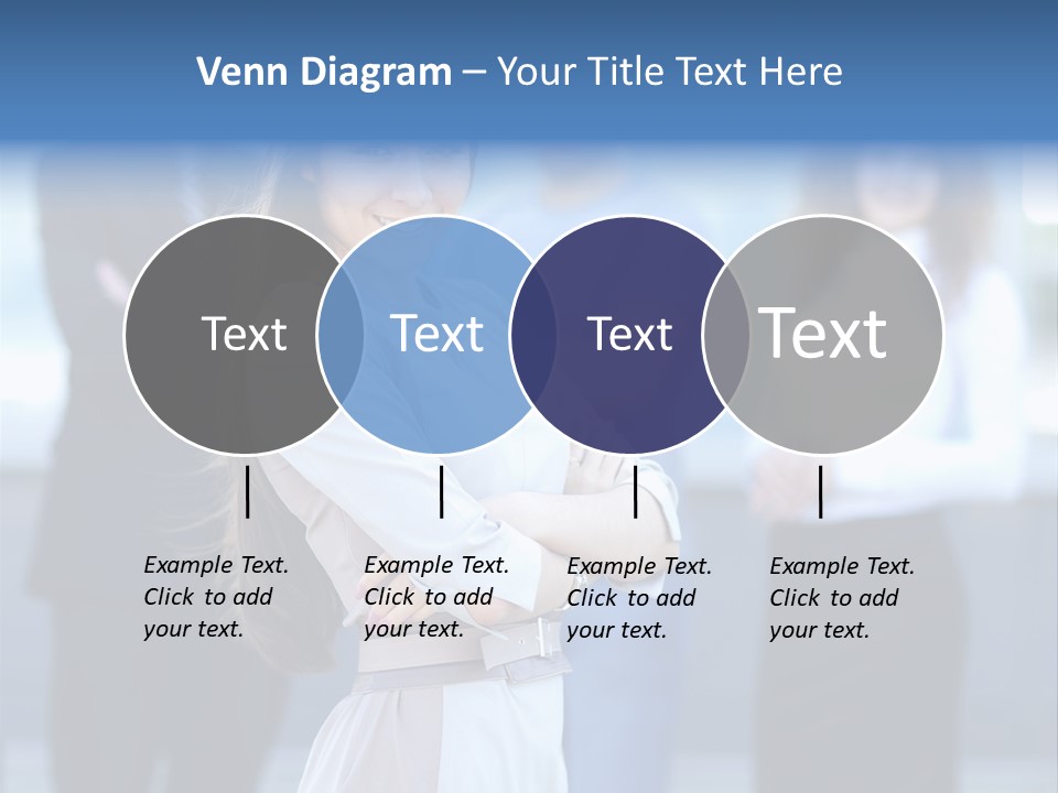 Caucasian Ambitious Executive PowerPoint Template