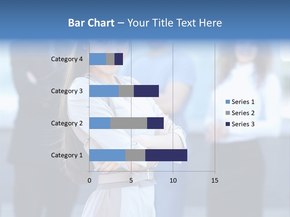 Caucasian Ambitious Executive PowerPoint Template
